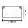 Listwa elektroinstalacyjna kanał kablowy STANDARD BKK 100x60mm korytko z pokrywą