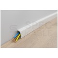 Listwa elektroinstalacyjna półokrągła kanał kablowy LPO 14x14mm korytko z pokrywą i taśmą montażową 2-stronną