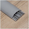 Listwa maskująca przewody TV maskownica uniwersalna napodłogowa naścienna 50x12mm jasnoszara 2m