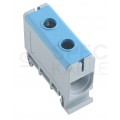 Listwa zaciskowa AL/CU 1x4-50mm2 160A niebieska na szynę DIN TH35