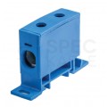 Listwa zaciskowa AL/CU 1x50mm2 150A niebieska na szynę DIN TH35 PAWBOL