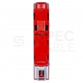 Listwa zaciskowa bezgwintowa LZB czerwona 14-torowa 63A na szynę DIN TH35 (1x 25mm2 + 13x 2,5mm2) PAWBOL