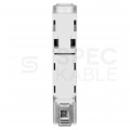 Listwa zaciskowa bezgwintowa LZB szara 14-torowa 63A na szynę DIN TH35 (1x 25mm2 + 13x 2,5mm2) PAWBOL