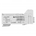 Listwa zaciskowa bezgwintowa LZB szara 14-torowa 63A na szynę DIN TH35 (1x 25mm2 + 13x 2,5mm2) PAWBOL