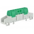 Listwa zaciskowa LZ 7-torowa zielona 80A na szynę DIN TH35 (7x16mm2) PAWBOL