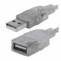 Lux Manhattan Kabel przedłużacz USB 2.0 A (wtyk / gniazdo) 1,8m