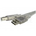 Manhattan Kabel drukarkowy USB 2.0 A / B (wtyk / wtyk) 3m