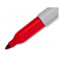 Marker permanentny Sharpie Fine czerwony z końcówką 1,0mm wodoodporny