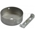 Maskownica sufitowa podsufitka 1x otwór 10mm metalowa fi:100mm ALKRI