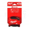 Miara zwijana metrówka 5m / 25mm AUTOLOCK nylon czarno-czerwona GEN 2 MILWAUKEE