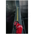 Miara zwijana metrówka 5m / 30mm MAGNETIC nylon czarno-czerwona MILWAUKEE