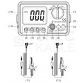 Miernik do pomiaru rezystancji izolacji tester cyfrowy LCD do instalacji elektrycznych GT5306A BENETECH