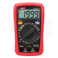Miernik uniwersalny z pomiarem temperatury multimetr cyfrowy z wyświetlaczem LCD UNI-T UT33C+