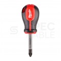 Mini-wkrętak krótki krzyżowy z grotem PZ2 x 45mm MILWAUKEE