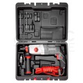 Młotowiertarka udarowa sieciowa 230V 800W z uchwytem SDS-Plus 4-funkcyjna 2.8J w zestawie z walizką i akcesoriami GRAPHITE 58G538