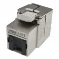 Moduł keystone klapka zabezpieczająca RJ45 STP kat.6A ekranowany beznarzędziowy WireArte