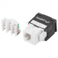 Moduł keystone RJ45 UTP kat.6A beznarzędziowy Lanberg