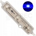 Moduł oświetleniowy 3x LED SMD 0,72W 12V 83lm/W niebieski z taśmą samoprzylepną IP68 LED LABS