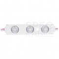 Moduł oświetleniowy 3xLED SMD 0,72W 12V niebieski IP65 BERGMEN