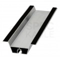 Mostek na blachę trapezową Uchwyt trapezowy aluminiowy szyna montażowa 300x40mm do paneli PV