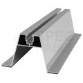 Mostek na blachę trapezową Uchwyt trapezowy aluminiowy szyna montażowa 300x70mm do paneli PV