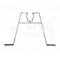 Mostek na blachę trapezową Uchwyt trapezowy aluminiowy szyna montażowa 300x70mm do paneli PV