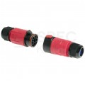 Mufa kablowa z dławikami na kable do 5x0,5-1,5mm2 hermetyczna IP68 odpinana 16A 230-450V AC ZKH-5BO
