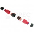 Mufa kablowa z dławikami na kable do 5x0,5-1,5mm2 hermetyczna IP68 odpinana 16A 230-450V AC ZKH-5BO