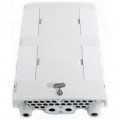 Mufa przełącznica światłowodowa podwieszana FO na 24+3 adapterów SC simplex 4:24 ( 4 wejścia, 24 wyjść ) z tackami ( 24 spawów + 3 ) + dławiki biały IP65 GFP-24N TELCOLINE
