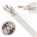 Multikabel FO SM 9/125 FTTH 2J + 2x UTP kat.6 + 2x 75Ohm RG6