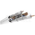 Multikabel PRO FO SM 9/125 FTTH 2J + 2x UTP kat.6 + 2x 75Ohm RG6