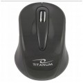 Mysz bezprzewodowa optyczna z odbiornikiem USB 2,4GHZ 1000DPI TORPEDO TITANUM