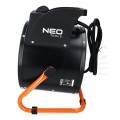Nagrzewnica elektryczna ceramiczna PTC 5kW z wentylatorem i regulacją ustawienia NEO 90-064