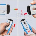 Narzedzie do ściągania izolacji z kabli światłowodowych KNIPEX 12 85 110 SB