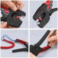 Narzędzie wielofunkcyjne NexStrip 3w1 (obcinak do kabli + ściągacz izolacji + zaciskarka) dla elektryka KNIPEX 12 72 190