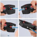 Narzędzie wielofunkcyjne NexStrip 3w1 (obcinak do kabli + ściągacz izolacji + zaciskarka) dla elektryka KNIPEX 12 72 190