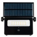 Naświetlacz, lampa solarna LED 10W 200lm 4500K 1800mAh IP54 NW, panel fotowoltaiczny 1W, czujnk ruchu i zmierzchu czarna Polos MasterLed