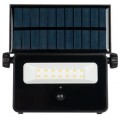 Naświetlacz, lampa solarna LED 20W 800lm 4500K 2600mAh IP54 NW, panel fotowoltaiczny 1W, czujnk ruchu i zmierzchu czarna Polos MasterLed