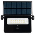 Naświetlacz, lampa solarna LED 20W 800lm 4500K 2600mAh IP54 NW, panel fotowoltaiczny 1W, czujnk ruchu i zmierzchu czarna Polos MasterLed