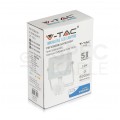 Naświetlacz LED SMD 10W 800lm 6400K IP65 biały z czujnikiem ruchu barwa zimna W V-TAC SAMSUNG VT-10-S-W 5 LAT GWARANCJI