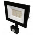 Naświetlacz LED SMD KASTEL 30W 2400lm 4000K IP65 czarny NW BEMKO