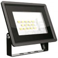 Naświetlacz, projektor LED SMD 10W 750lm 6500K IP65 czarny barwa CW biały zimny V-TAC VT-4914-B