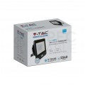 Naświetlacz, projektor LED SMD 30W 2340lm 4000K IP65 czarny z czujnikiem ruchu, mufa przyłączeniowa barwa NW biała neutralna V-TAC SAMSUNG VT-138S 5 LAT GWARANCJI
