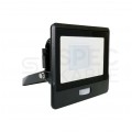 Naświetlacz, projektor LED SMD 30W 2340lm 4000K IP65 czarny z czujnikiem ruchu, mufa przyłączeniowa barwa NW biała neutralna V-TAC SAMSUNG VT-138S 5 LAT GWARANCJI