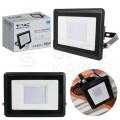 Naświetlacz, projektor LED SMD 30W 2340lm 4000K IP65 czarny z mufa przyłączeniowa barwa NW biała neutralna V-TAC SAMSUNG VT-138 5 LAT GWARANCJI