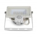 Naświetlacz, projektor LED SMD 30W 2400lm 3000K IP65 biały z czujnikiem ruchu, barwa WW biała ciepła V-TAC SAMSUNG VT-30-S-W 5 LAT GWARANCJI