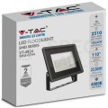 Naświetlacz, projektor LED SMD 30W 2510lm 6400K IP65 czarny barwa CW biała zimna V-TAC VT-4934-B