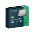 Naświetlacz, projektor LED SMD 30W 3450lm 4000K IP65 czarny barwa NW biała neutralna, przewód 1m V-TAC SAMSUNG VT-44033 5 LAT GWARANCJI