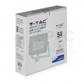 Naświetlacz, projektor LED SMD 50W 4000lm 3000K IP65 biały z czujnikiem ruchu, barwa WW biała ciepła V-TAC SAMSUNG VT-50-S-W 5 LAT GWARANCJI