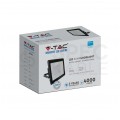 Naświetlacz, projektor LED SMD 50W 4000lm 6500K IP65 czarny z mufa przyłączeniowa barwa CW biała zimna V-TAC SAMSUNG VT-158 5 LAT GWARANCJI